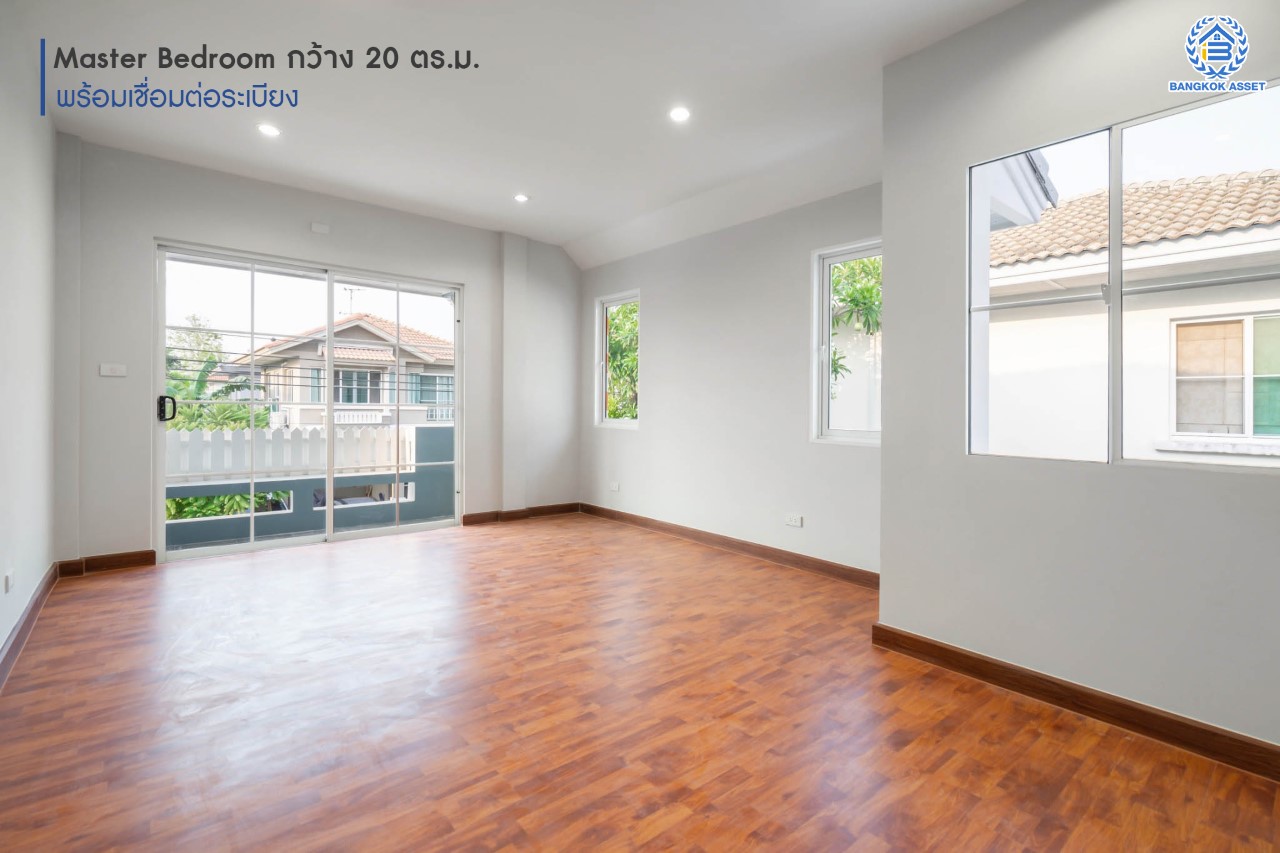 บ้านมือสองตกแต่งใหม่ แบรนด์ LH ม.ชลลดา บางใหญ่-เซ็นทรัลเวสต์เกต หลังใหญ่ เนื้อที่ 52.5 ตร.ว. ฟังก์ชัน 5 ห้องนอน (มีห้องนอนชั้นล่าง 2 ห้อง) 2 ห้องน้ำ 2 ที่จอดรถ Facilities ครบครัน บนทำเลเดินทางสะดวก เชื่อมต่อถ.กาญจนาภิเษก และเพียง 10 นาทีถึงรถไฟฟ้า "สถานีคลองบางไผ่"